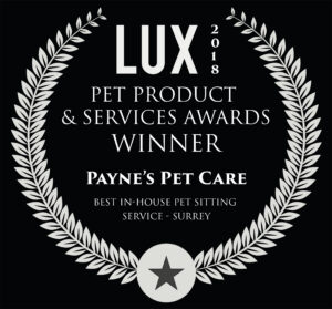 LUX Pet Product & Services Award Winner